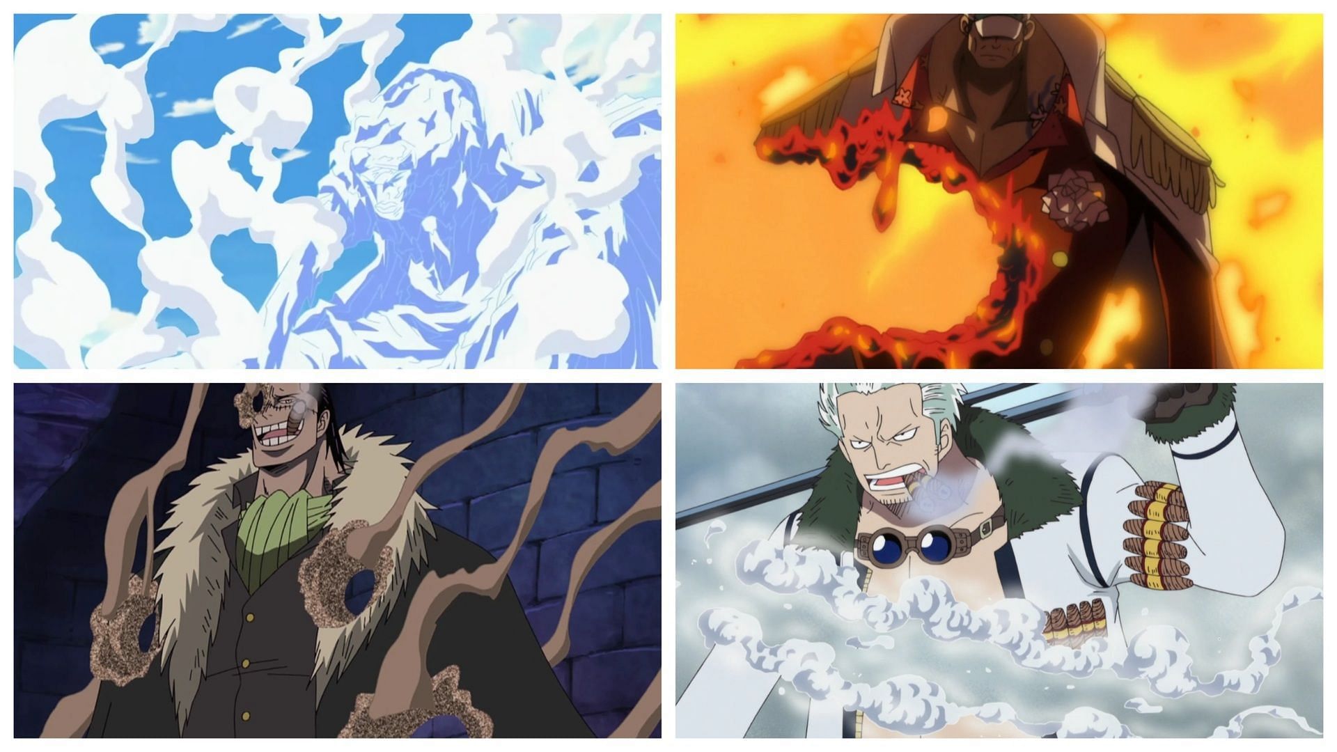 Some Logia users regenerating in One Piece (Image via Toei Animation)